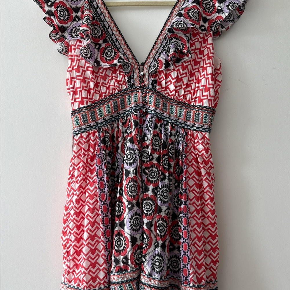 Anthropologie Pink Textured Fabric